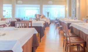 Restoran või mõni muu söögikoht majutusasutuses Hotel Belvedere Thiene
