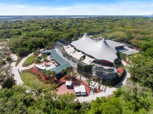 an overhead view of a building with a roof at The Local - St. Augustine in St. Augustine