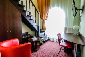 Posezení v ubytování Terminal-A Hotel