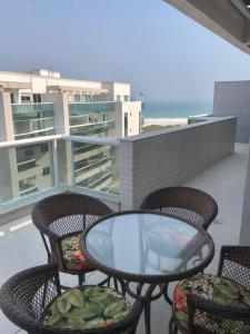 Uma varanda ou terraço em Lebon Vivant cobertura vista mar