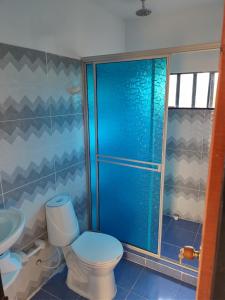 Ванная комната в Casa Vacacional Quinta Sofia