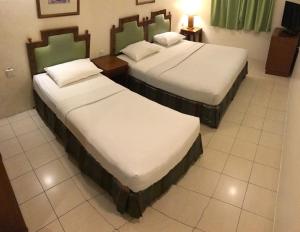Postel nebo postele na pokoji v ubytování Hotel Johan