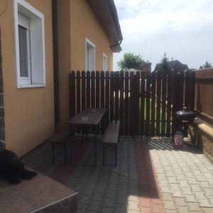 Rõdu või terrass majutusasutuses Penzion Rozkoš