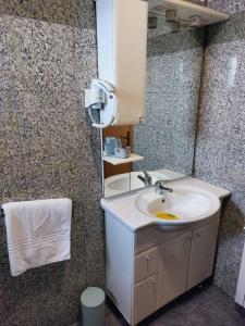 Koupelna v ubytování Motel Bajra