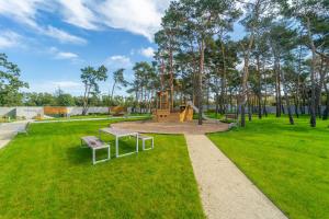 Zahrada ubytování Nadmorski Dwór - Green Apartment