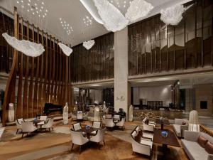 Restaurace v ubytování Crowne Plaza Fuzhou Riverside by IHG
