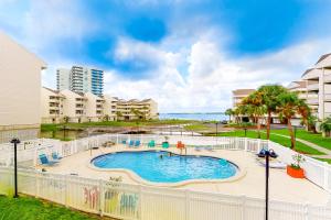 a view of a swimming pool at a resort at Baywatch G1 in Pensacola Beach