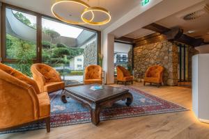 Χώρος καθιστικού στο Hotel Hubertushof
