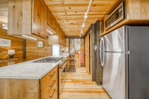 Kuchyň nebo kuchyňský kout v ubytování 6 Cluster Cabin