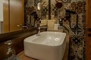 Koupelna v ubytování Hotel Meteora