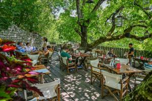 Κήπος έξω από το Vikos Hotel