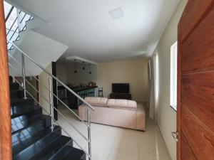 Posezení v ubytování Casa Duplex Nova em Iriri