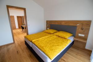 Postel nebo postele na pokoji v ubytování Der Bienenkorb