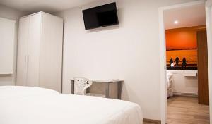 Cama o camas de una habitación en Hospedium Morada da Moa
