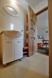 Η κουζίνα ή μικρή κουζίνα στο Apartmány Anna