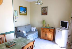 A seating area at Le Clos de Calas