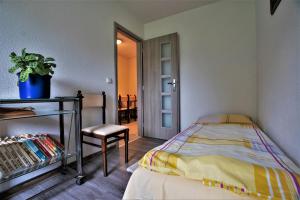 Ένα ή περισσότερα κρεβάτια σε δωμάτιο στο Apartmány Anna