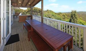 Balkón nebo terasa v ubytování The Waiheke Lodge