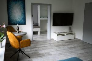 Μια τηλεόραση ή/και κέντρο ψυχαγωγίας στο Fewo Himmelblau