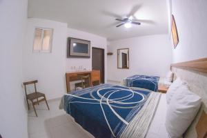 Postel nebo postele na pokoji v ubytování Hotel Niza Zona Piel