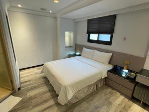 Letto o letti in una camera di 微光宿 LIGHt