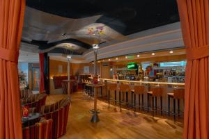 Lounge nebo bar v ubytování Hotel Meerane