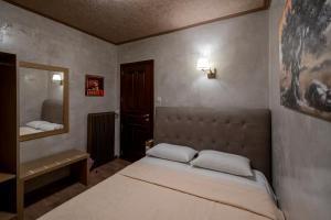 Postel nebo postele na pokoji v ubytování Hotel Meteora