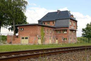 Das Gebäude in dem sich die Ferienwohnung befindet