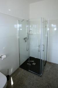 Ein Badezimmer in der Unterkunft Bahnhof Hohen Mistorf