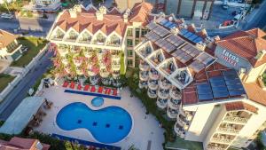 an overhead view of the walt disney world resort resort at Grand Hotel Faros in Marmaris