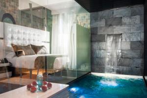 Koupelna v ubytování Suites Natura Mas Tapiolas