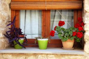 A balcony or terrace at Casa Rural Ca Lazaro