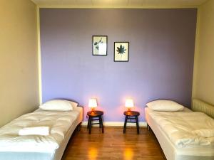 Paradise Cave Hostel & Guesthouse客房内的一张或多张床位