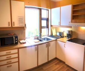 Paradise Cave Hostel & Guesthouse的厨房或小厨房