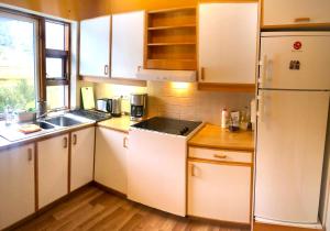 Paradise Cave Hostel & Guesthouse的厨房或小厨房