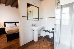 Kúpeľňa v ubytovaní Al Pompiere - Wine and rooms