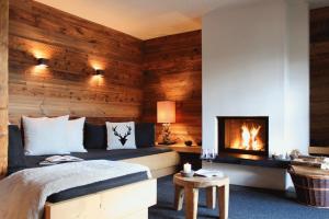 Postel nebo postele na pokoji v ubytování Chalet Tannenhof