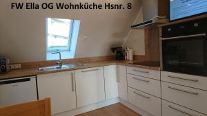 Kuchyň nebo kuchyňský kout v ubytování Ferienwohnung Rettinger