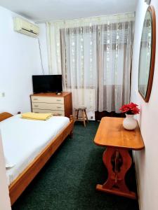 Postel nebo postele na pokoji v ubytování Motel Thessaloniki
