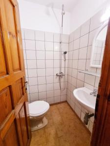 Koupelna v ubytování Motel Thessaloniki