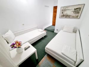 Postel nebo postele na pokoji v ubytování Motel Thessaloniki