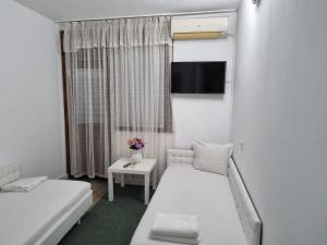 Postel nebo postele na pokoji v ubytování Motel Thessaloniki