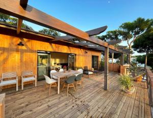 A balcony or terrace at Apartamentos Biopasivos Living Pura Madera