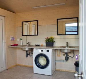 Ванная комната в Finca Idoize Camping Hotel