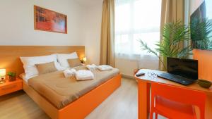 TV a/nebo společenská místnost v ubytování Family Resort Lučivná