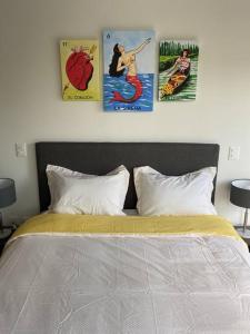Ein Bett oder Betten in einem Zimmer der Unterkunft NUEVO, Moderno departamento en la zona de SANTA FE