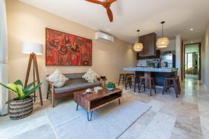 Un lugar para sentarse en BIT Tulum Villas