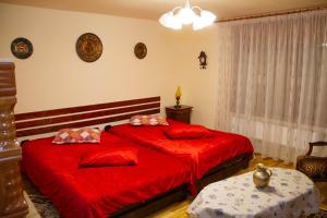 Postel nebo postele na pokoji v ubytování La Mihai