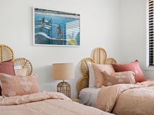 Letto o letti in una camera di The Bach in Byron