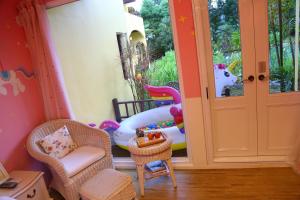 Posezení v ubytování Flower Happiness Homestay
